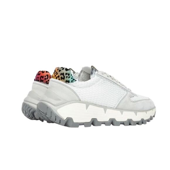 P448 Italian Jackson Reflector Sneakers Women EU 37/US 7 Preppy Stylish Boho NWB - Picture 4 of 14